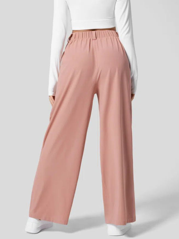 Casual Loose Wide Leg Pocket Pants
