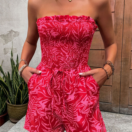 Off-Shoulder Tube Top Jumpsuit
