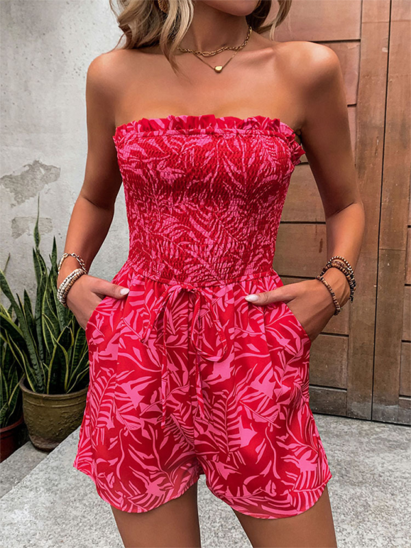 Off-Shoulder Tube Top Jumpsuit