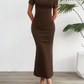 Slim Short Sleeve Dress