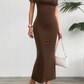 Slim Short Sleeve Dress