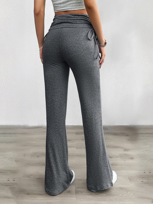 Slim-Fit Pleated Pants
