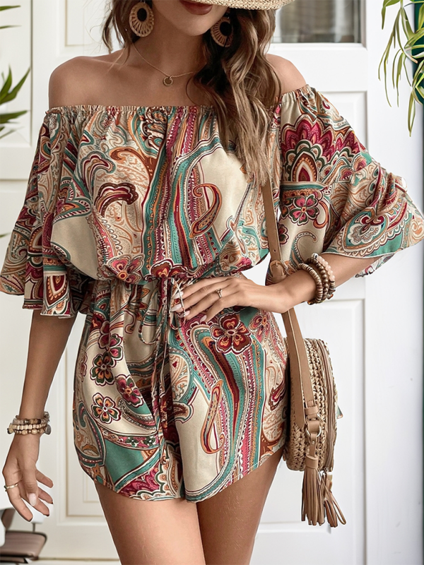 Casual Off-Shoulder Jumpsuit