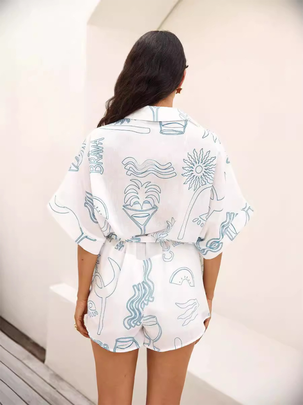 Fashion Loose Short Jumpsuit