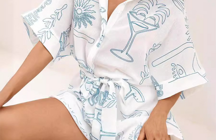 Fashion Loose Short Jumpsuit