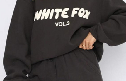 Street Style English Letter Print Sweat Suit