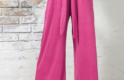 Solid color drapey wide-leg pants, casual and versatile, soft and comfortable yoga pants
