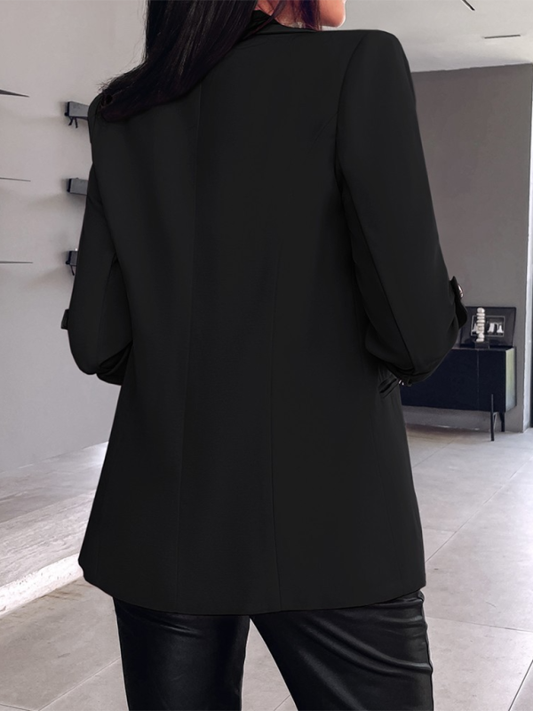 Stylish Blazer With Sleeves And Buttons