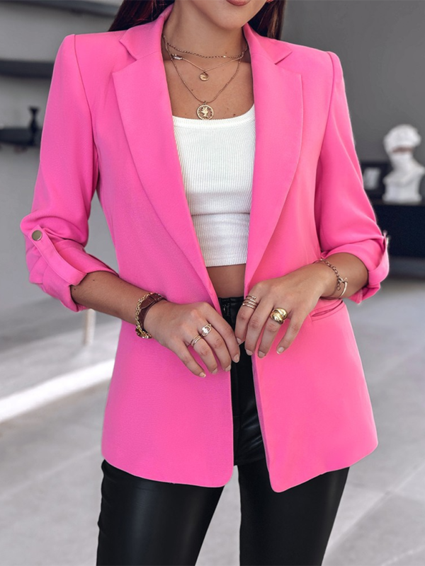 Stylish Blazer With Sleeves And Buttons