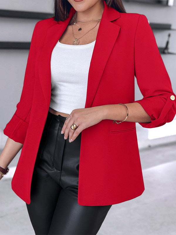 Stylish Blazer With Sleeves And Buttons