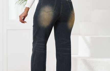 Vintage Loose Straight Leg Jeans