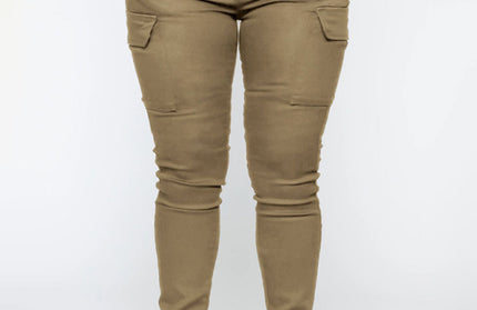 Workwear Stretch Pants with Belt