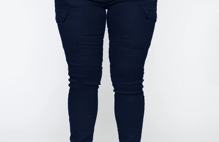 Workwear Stretch Pants with Belt