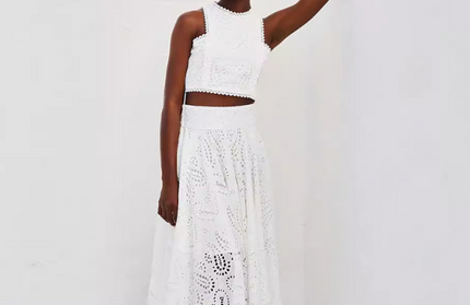 Sleeveless Long Dress Pocket Suit