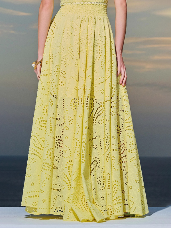 Sleeveless Long Dress Pocket Suit