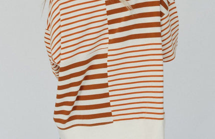 Striped Patchwork Sweater