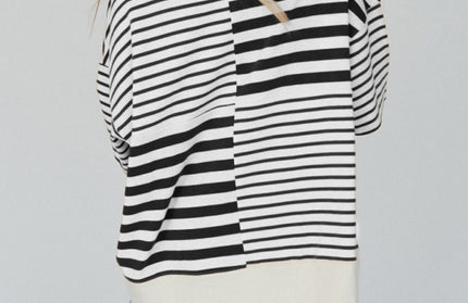 Striped Patchwork Sweater
