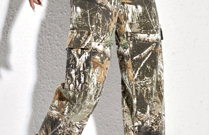 Printed Fashion Workwear Casual Loose Straight High-waisted Denim Pants - Hey Love Boutique