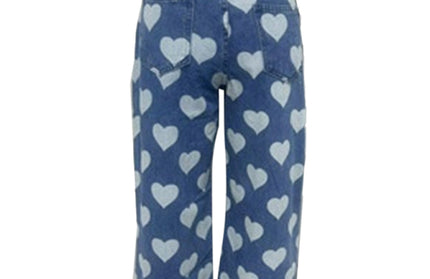 Retro Love Loose Fashion Straight Jeans - Hey Love Boutique