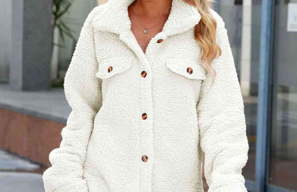 Button Down Collared Coat