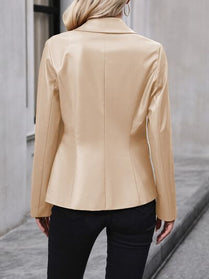 Button Up Blazer - Hey Love Boutique