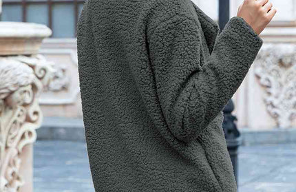 Furry Sherpa Coat - Hey Love Boutique