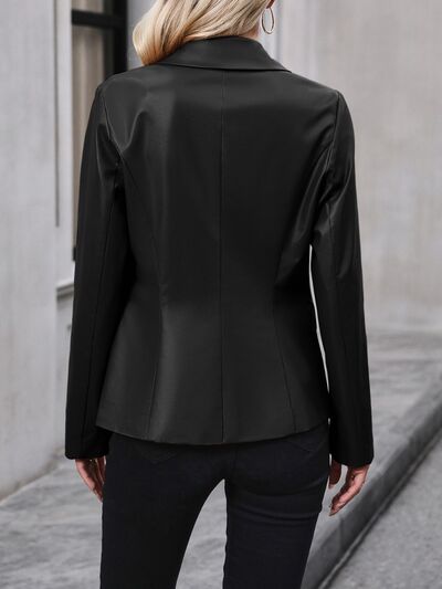Button Up Blazer - Hey Love Boutique