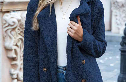 Furry Sherpa Coat - Hey Love Boutique
