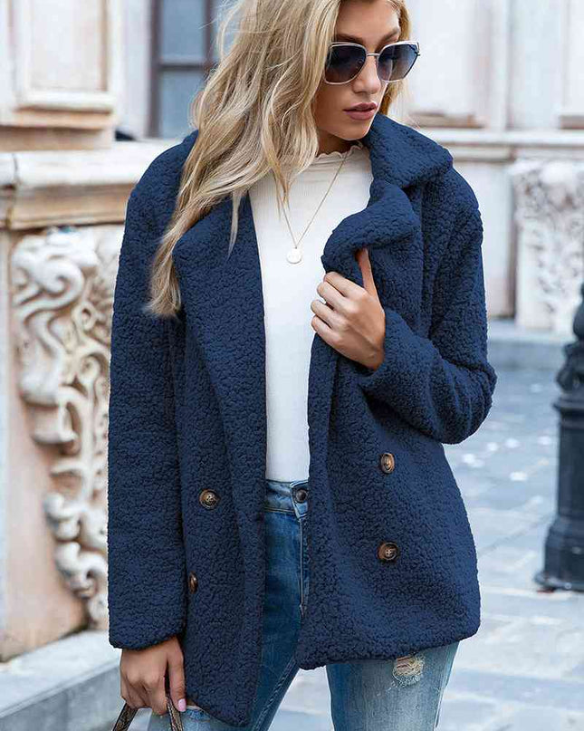 Furry Sherpa Coat - Hey Love Boutique