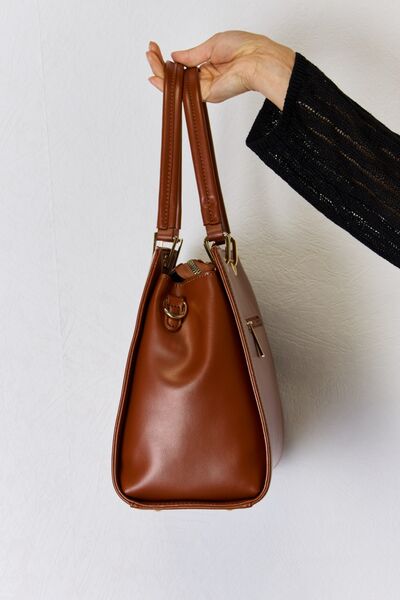 Texture PU Leather Handbag - Hey Love Boutique