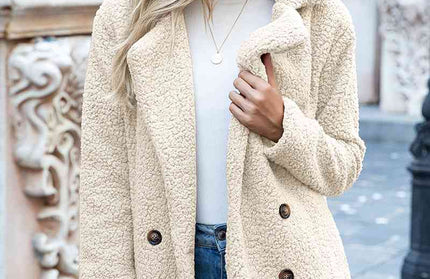 Furry Sherpa Coat - Hey Love Boutique