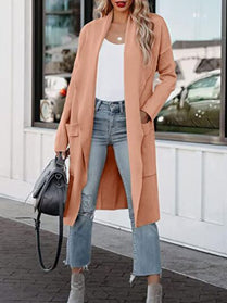 Open Front Coat - Hey Love Boutique