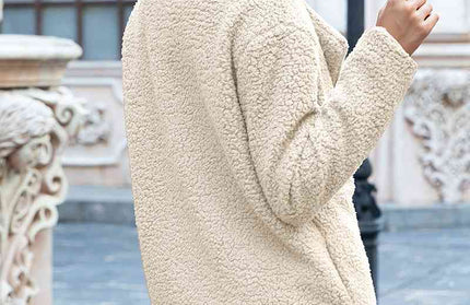 Furry Sherpa Coat - Hey Love Boutique