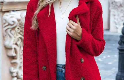 Furry Sherpa Coat - Hey Love Boutique