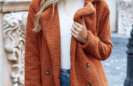 Furry Sherpa Coat - Hey Love Boutique