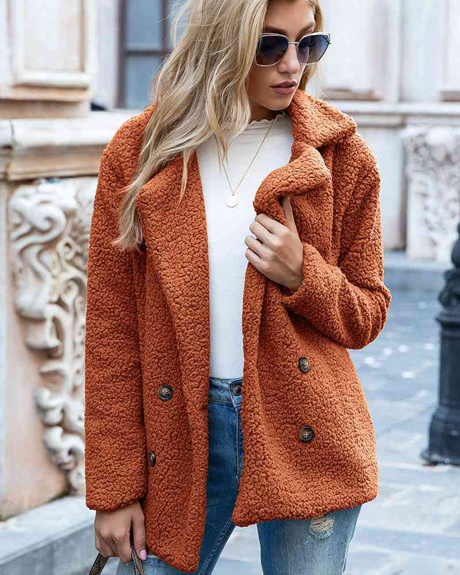 Furry Sherpa Coat - Hey Love Boutique