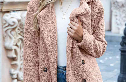Furry Sherpa Coat - Hey Love Boutique