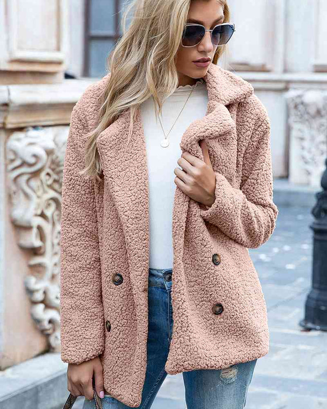 Furry Sherpa Coat - Hey Love Boutique