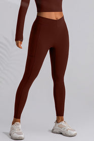High Waist Active Leggings with Pockets - Hey Love Boutique