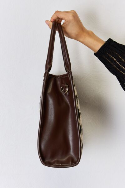 Pattern Leather Handbag - Hey Love Boutique