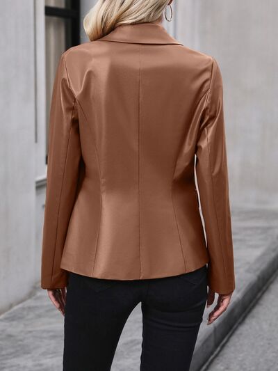 Button Up Blazer - Hey Love Boutique