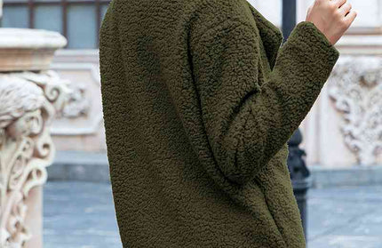 Furry Sherpa Coat - Hey Love Boutique