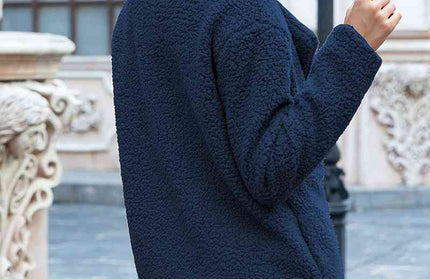 Furry Sherpa Coat - Hey Love Boutique