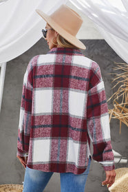 Plaid Button Up Shirt - Hey Love Boutique