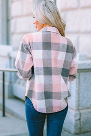 Plaid Button Up Shirt - Hey Love Boutique