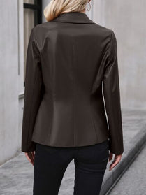 Button Up Blazer - Hey Love Boutique