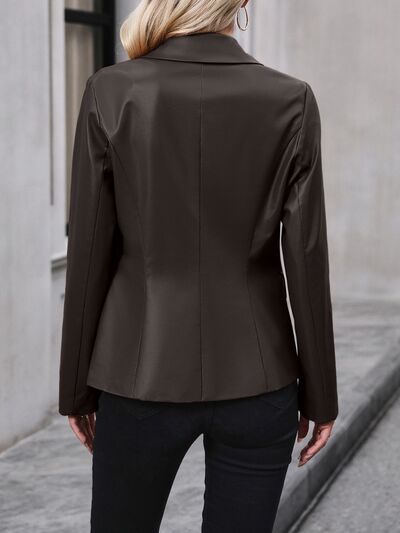 Button Up Blazer - Hey Love Boutique
